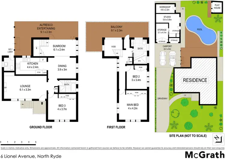 Floorplan of Homely house listing, 6 Lionel Avenue, North Ryde NSW 2113