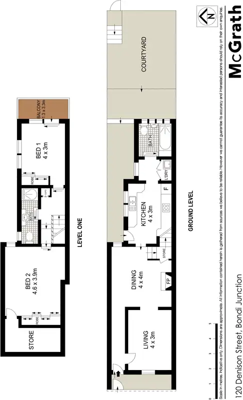 Floorplan of Homely house listing, 120 Denison Street, Bondi Junction NSW 2022