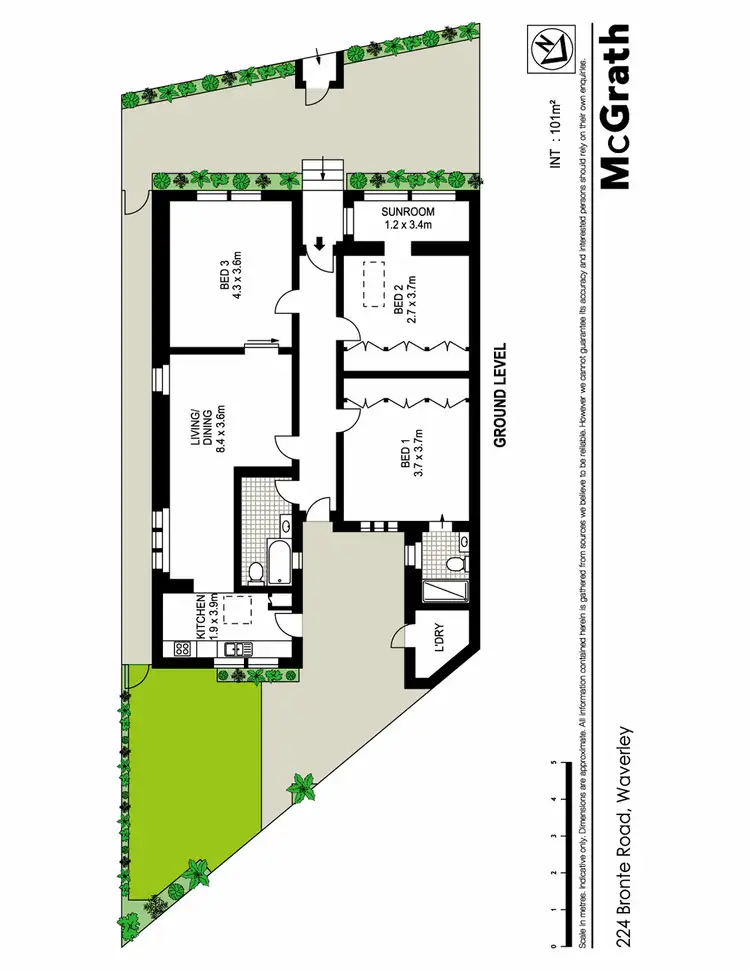 Floorplan of Homely house listing, 224 Bronte Road, Waverley NSW 2024