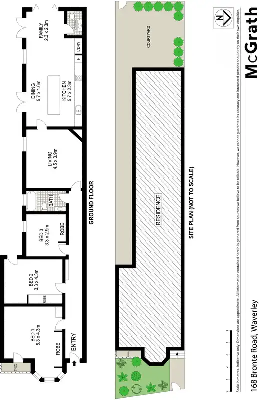 Floorplan of Homely house listing, 168 Bronte Road, Waverley NSW 2024