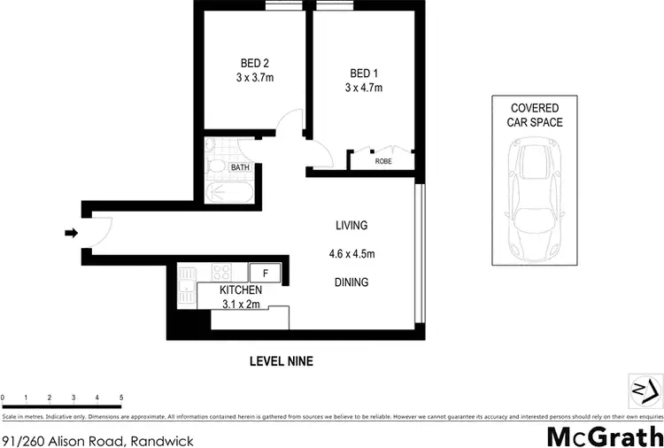 Floorplan of Homely apartment listing, 91/260 Alison Road, Randwick NSW 2031