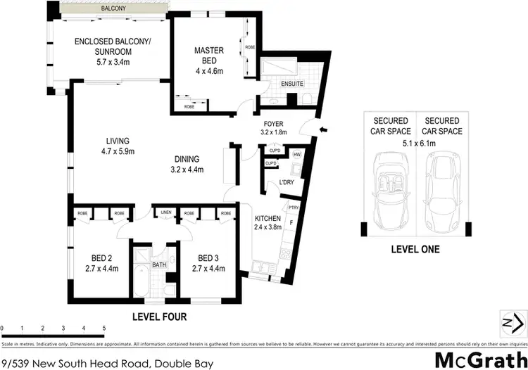 Floorplan of Homely apartment listing, 9/539 New South Head Road, Double Bay NSW 2028