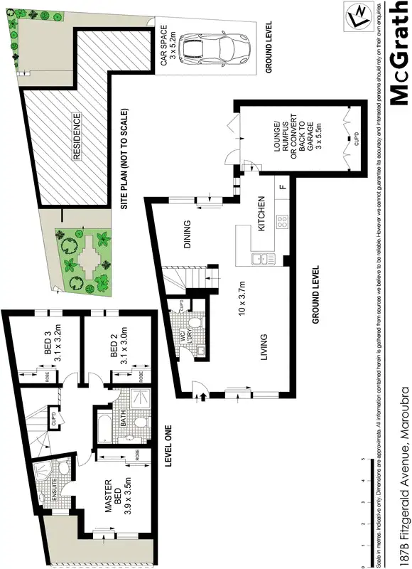 Floorplan of Homely house listing, 187B Fitzgerald Avenue, Maroubra NSW 2035