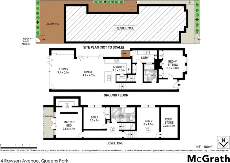 Floorplan of Homely house listing, 4 Rawson Avenue, Queens Park NSW 2022