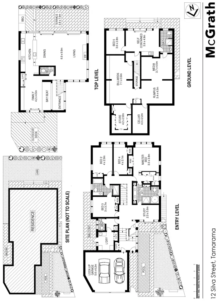 Floorplan of Homely house listing, 12 Silva Street, Tamarama NSW 2026