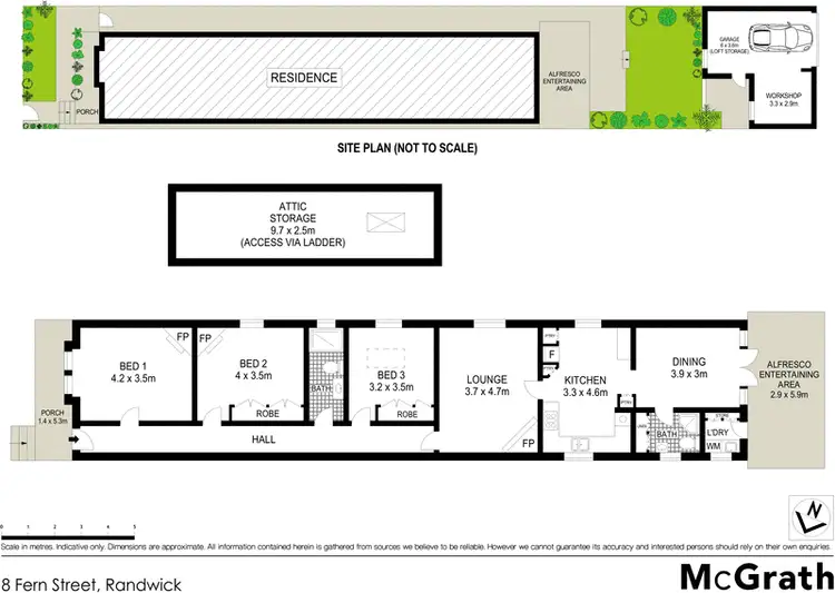 Floorplan of Homely house listing, 8 Fern Street, Randwick NSW 2031