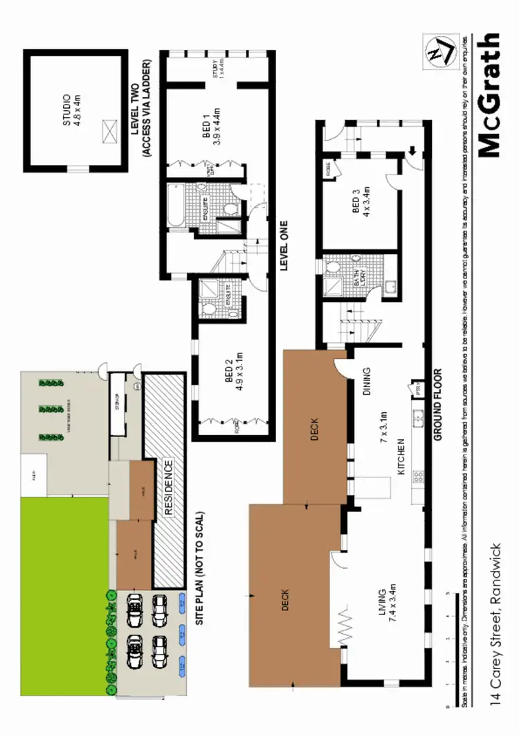 Floorplan of Homely house listing, 14 Carey Street, Randwick NSW 2031