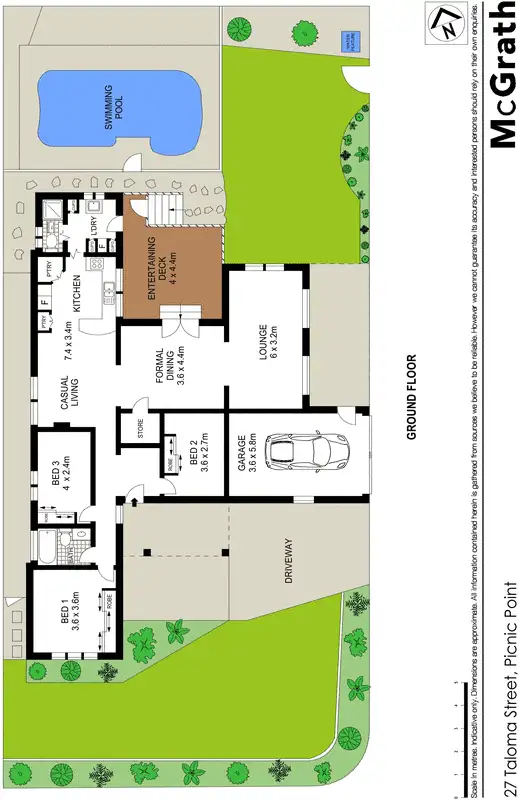 Floorplan of Homely house listing, 27 Taloma Street, Picnic Point NSW 2213