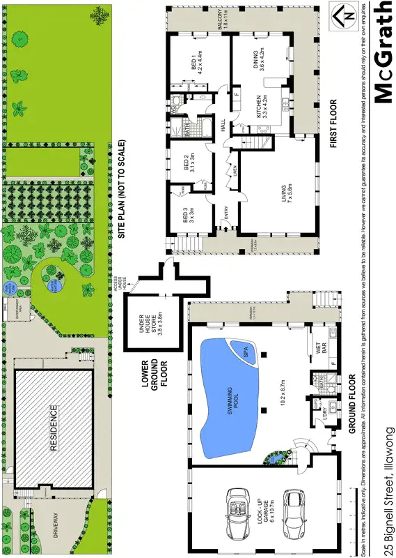 Floorplan of Homely house listing, 25 Bignell Street, Illawong NSW 2234