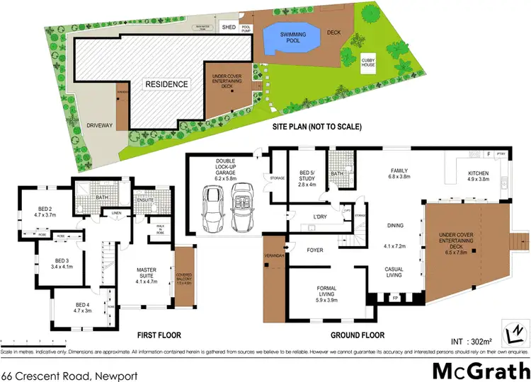Floorplan of Homely house listing, 66 Crescent Road, Newport NSW 2106