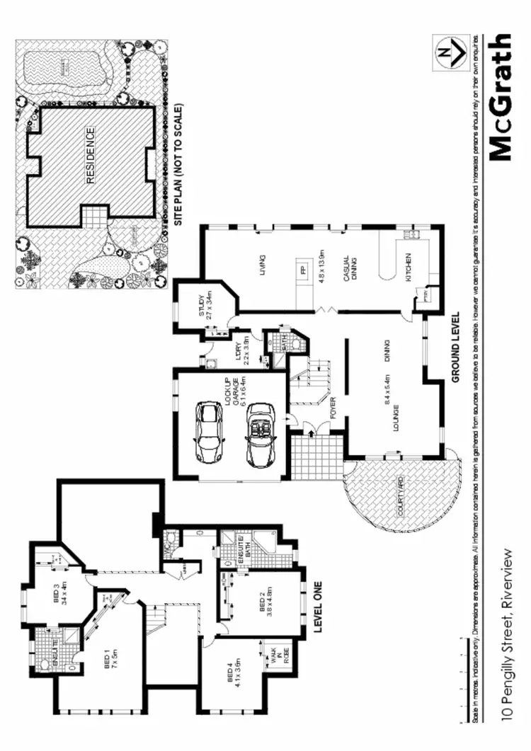 Floorplan of Homely house listing, 10 Pengilly Street, Riverview NSW 2066
