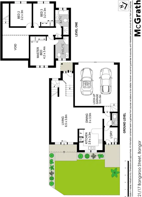 Floorplan of Homely townhouse listing, 21/17 Bangaroo Street, Bangor NSW 2234