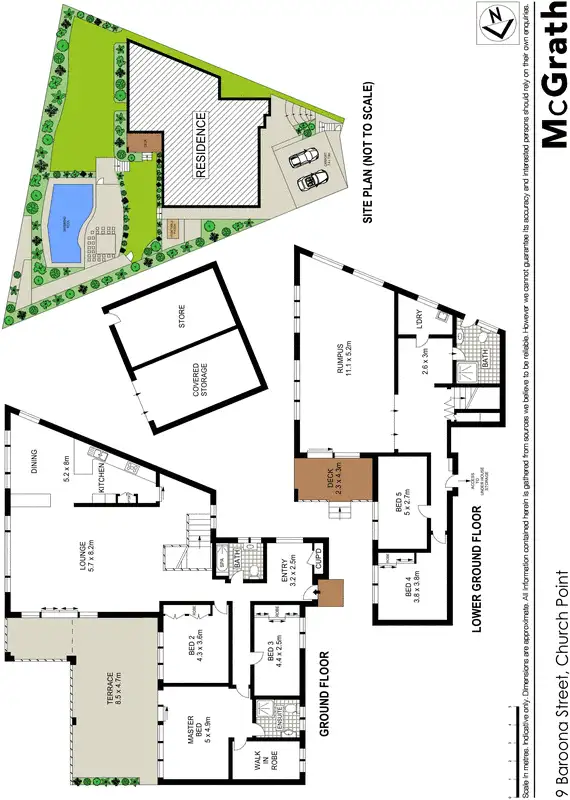 Floorplan of Homely house listing, 9 Baroona Road, Church Point NSW 2105