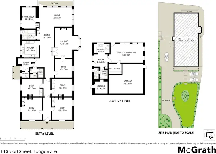 Floorplan of Homely house listing, 13 Stuart Street, Longueville NSW 2066