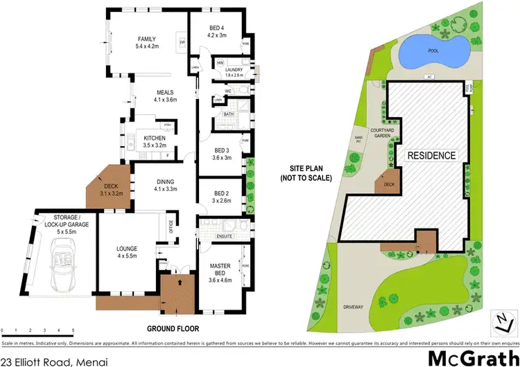 Floorplan of Homely house listing, 23 Elliott Road, Menai NSW 2234