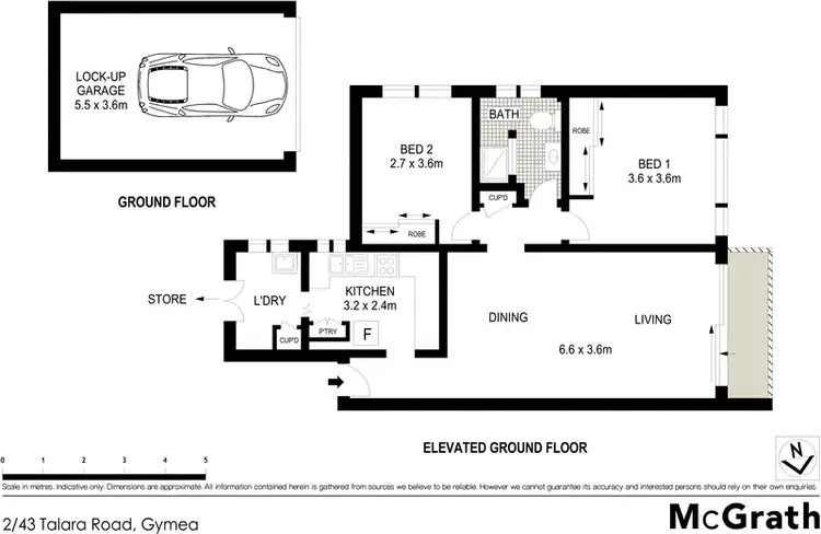 Floorplan of Homely apartment listing, 2/43 Talara Road, Gymea NSW 2227