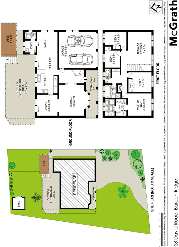 Floorplan of Homely house listing, 28 David Road, Barden Ridge NSW 2234
