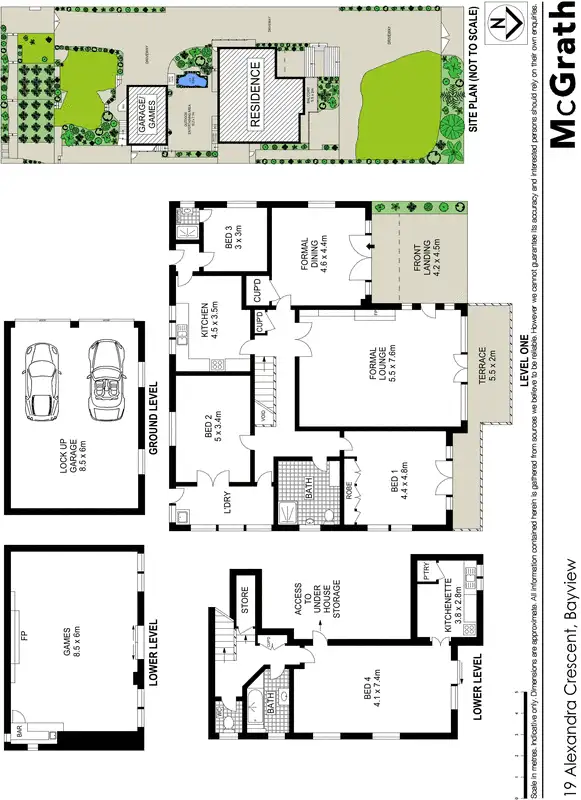 Floorplan of Homely house listing, 19 Alexandra Crescent, Bayview NSW 2104