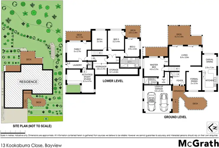 Floorplan of Homely house listing, 13 Kookaburra Close, Bayview NSW 2104