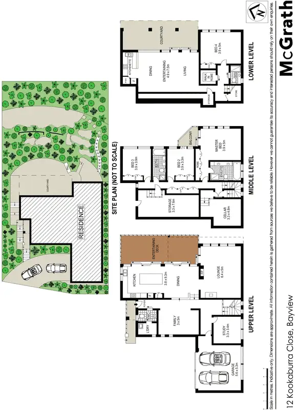 Floorplan of Homely house listing, 12 Kookaburra Close, Bayview NSW 2104