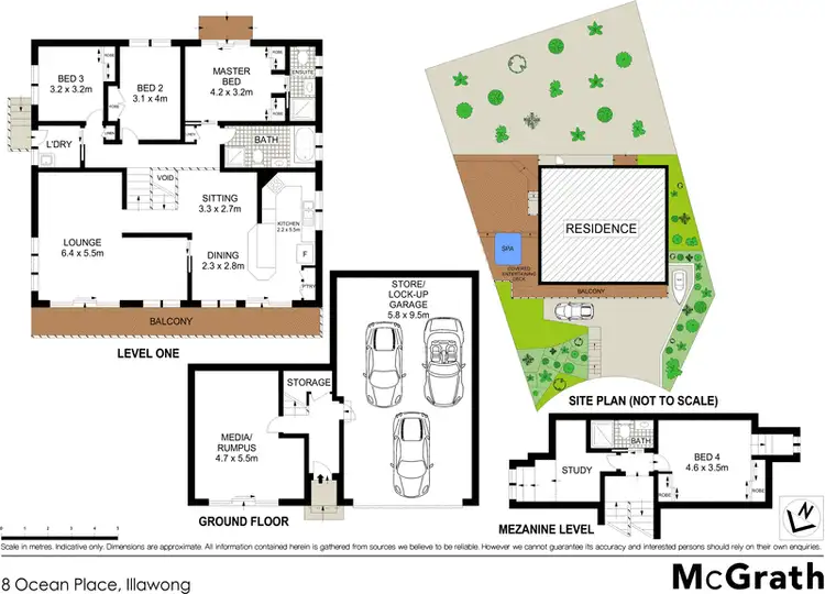 Floorplan of Homely house listing, 8 Ocean Place, Illawong NSW 2234