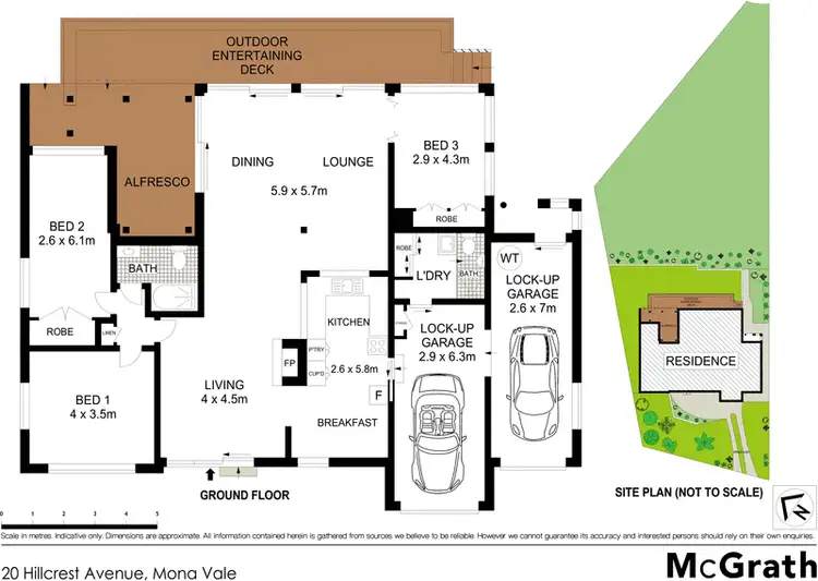 Floorplan of Homely house listing, 20 Hillcrest Avenue, Mona Vale NSW 2103