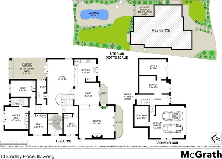 Floorplan of Homely house listing, 13 Bradley Place, Illawong NSW 2234