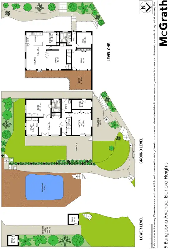 Floorplan of Homely house listing, 9 Bungoona Avenue, Elanora Heights NSW 2101