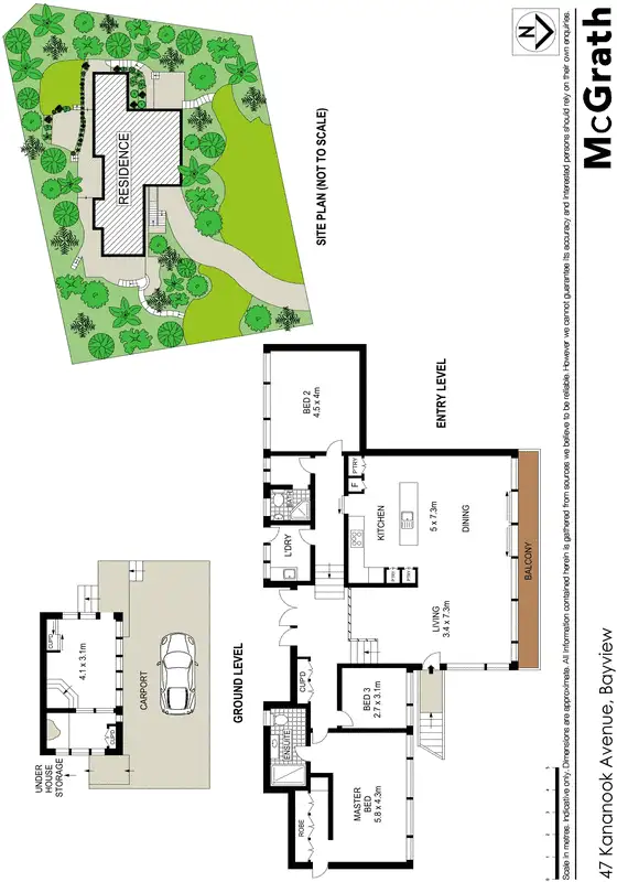 Floorplan of Homely house listing, 47 Kananook Avenue, Bayview NSW 2104