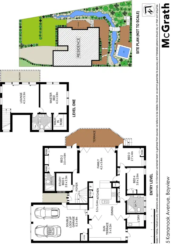 Floorplan of Homely house listing, 5 Kananook Avenue, Bayview NSW 2104