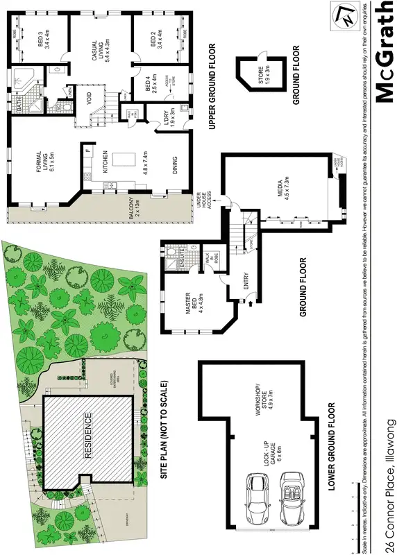 Floorplan of Homely house listing, 26 Connor Place, Illawong NSW 2234