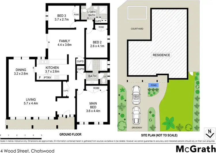 Floorplan of Homely house listing, 4 Wood Street, Chatswood NSW 2067