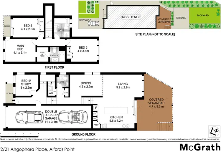 Floorplan of Homely townhouse listing, 2/21 Angophora Place, Alfords Point NSW 2234