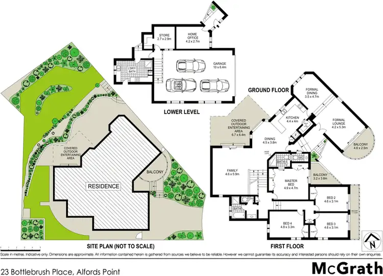 Floorplan of Homely house listing, 23 Bottlebrush Place, Alfords Point NSW 2234