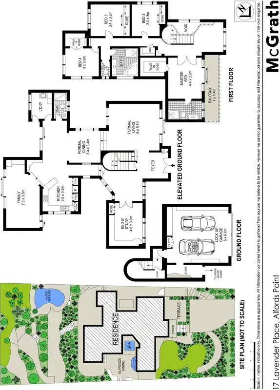 Floorplan of Homely house listing, 17 Lavender Place, Alfords Point NSW 2234