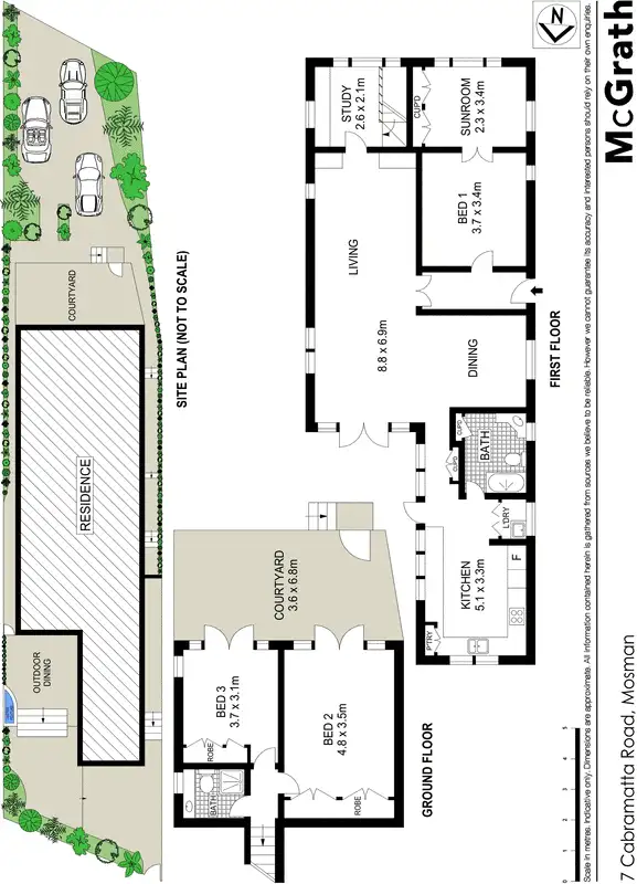 Floorplan of Homely house listing, 7 Cabramatta Road, Mosman NSW 2088