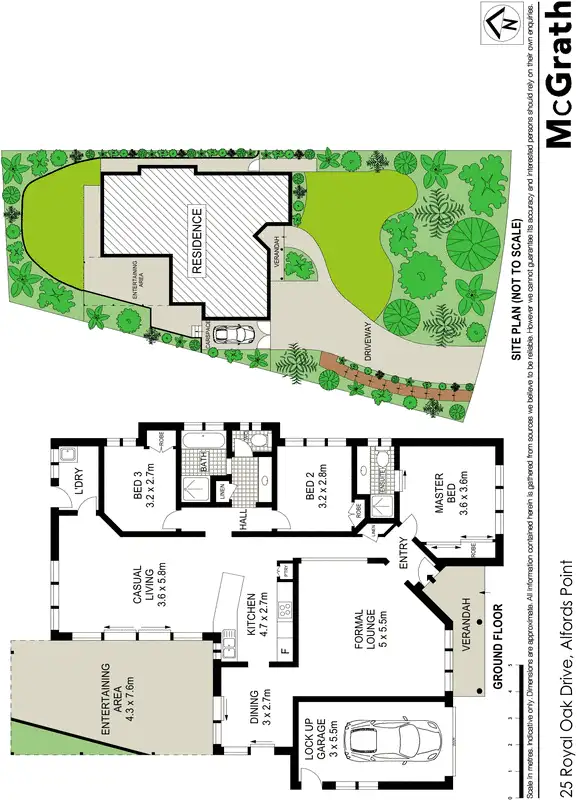 Floorplan of Homely house listing, 25 Royal Oak Drive, Alfords Point NSW 2234
