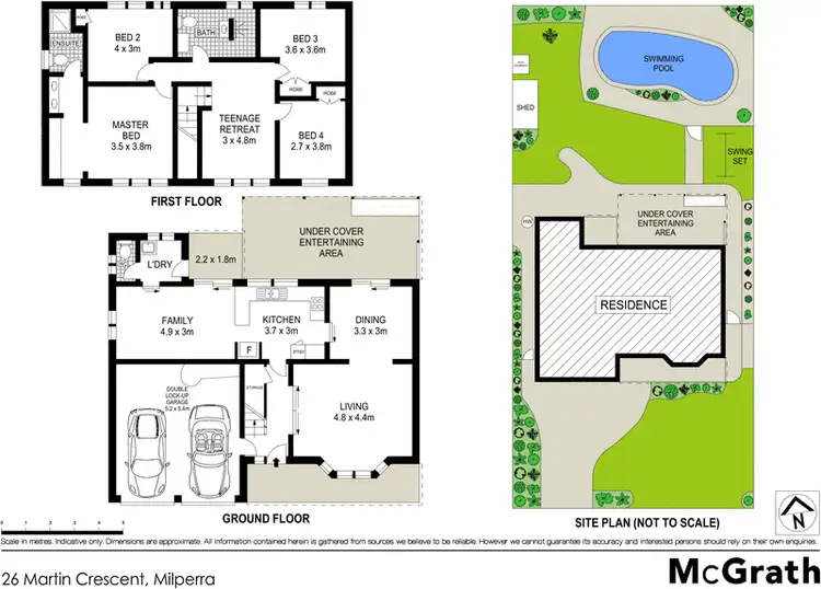 Floorplan of Homely house listing, 26 Martin Crescent, Milperra NSW 2214