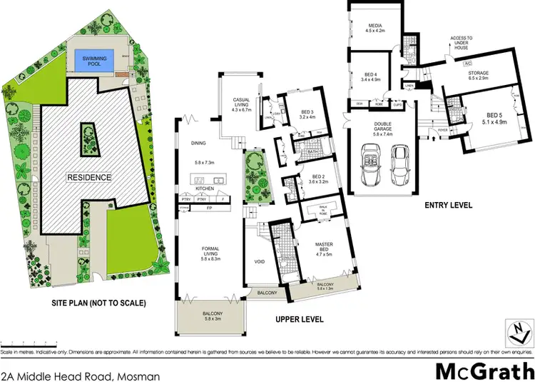 Floorplan of Homely house listing, 2A Middle Head Road, Mosman NSW 2088