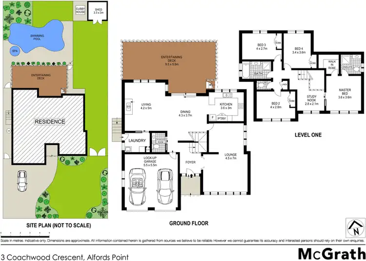 Floorplan of Homely house listing, 3 Coachwood Crescent, Alfords Point NSW 2234