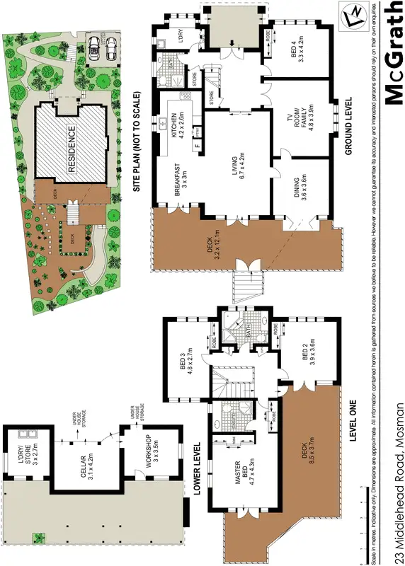 Floorplan of Homely house listing, 23 Middle Head Road, Mosman NSW 2088