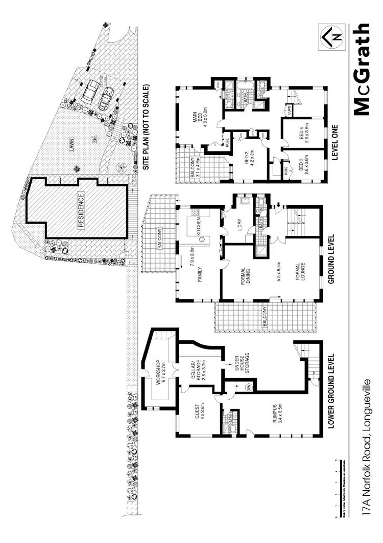 Floorplan of Homely house listing, 17A Norfolk Road, Longueville NSW 2066