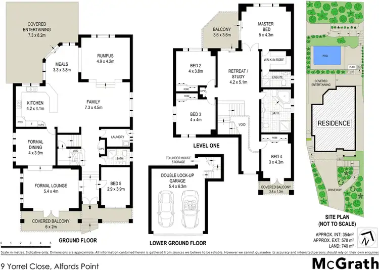 Floorplan of Homely house listing, 9 Yorrel Close, Alfords Point NSW 2234