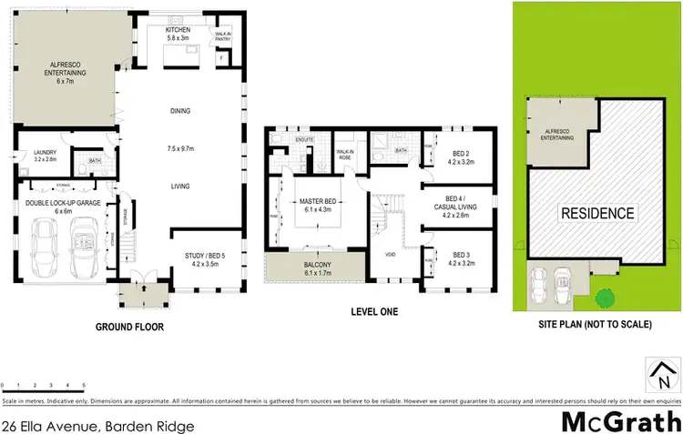 Floorplan of Homely house listing, 26 Ella Avenue, Barden Ridge NSW 2234