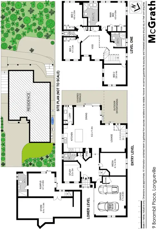 Floorplan of Homely house listing, 9 Borambil Place, Longueville NSW 2066