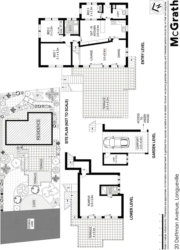 Floorplan of Homely house listing, 20 Dettmann Avenue, Longueville NSW 2066