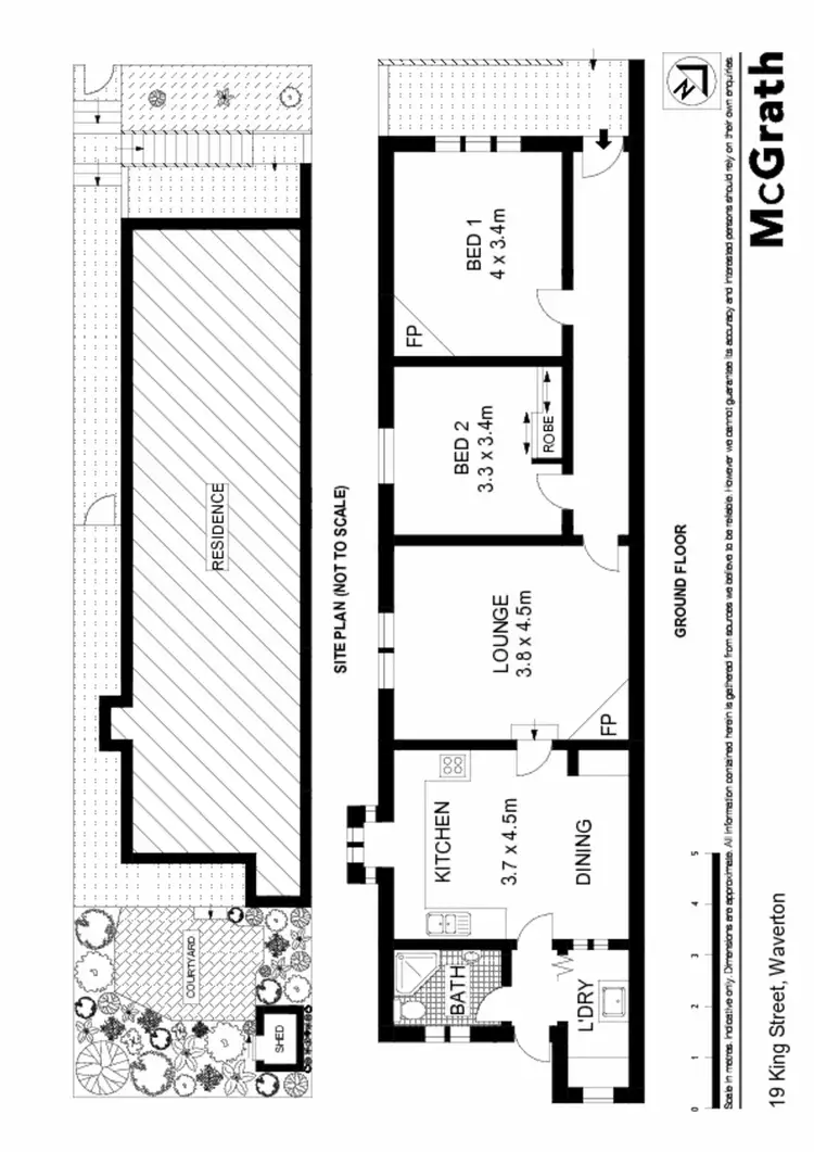 Floorplan of Homely house listing, 19 King Street, Waverton NSW 2060