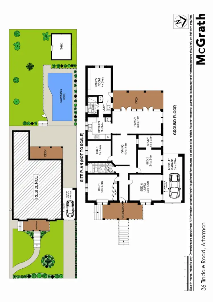 Floorplan of Homely house listing, 36 Tindale Road, Artarmon NSW 2064
