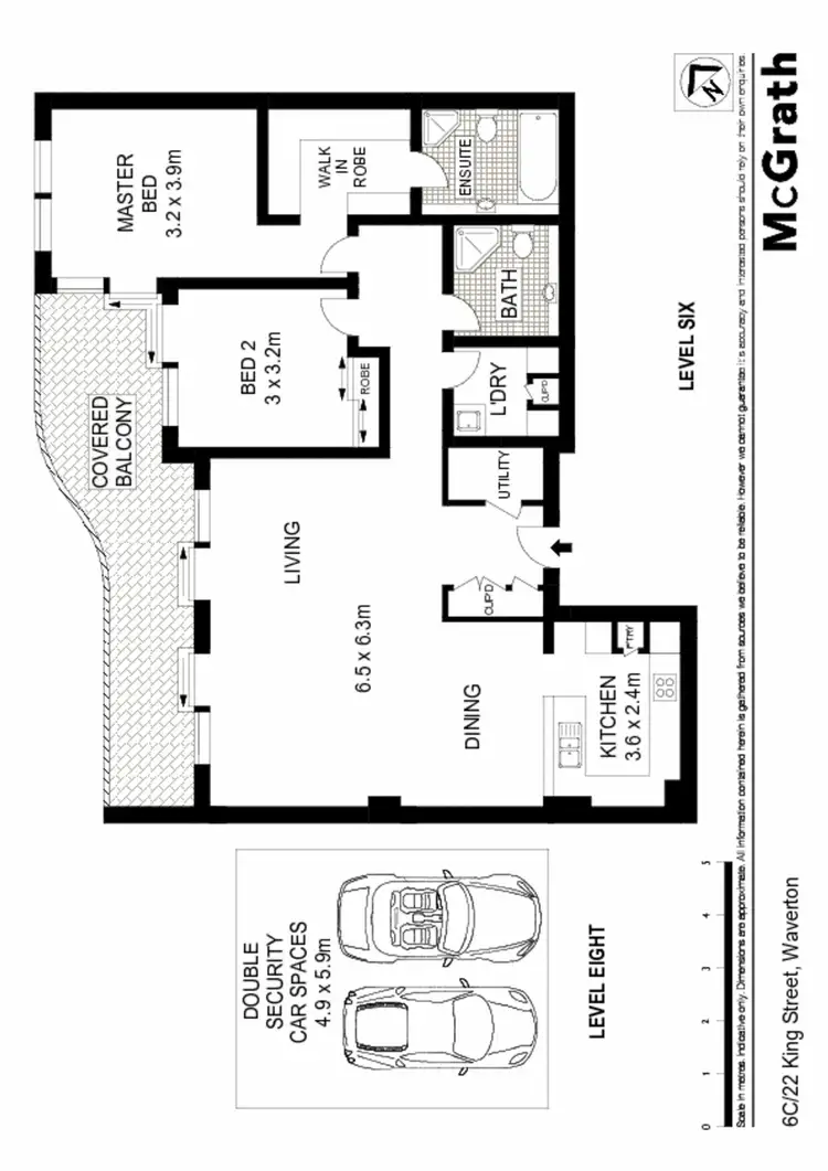 Floorplan of Homely apartment listing, 6C/22 King Street, Waverton NSW 2060