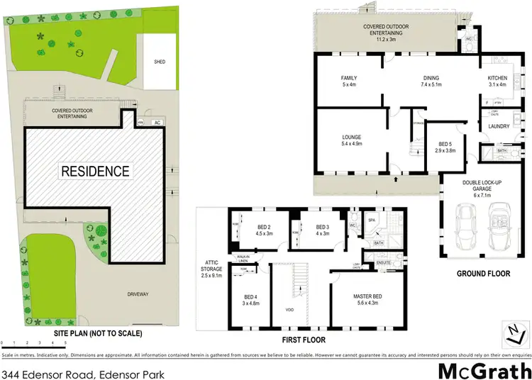 Floorplan of Homely house listing, 344 Edensor Road, Edensor Park NSW 2176